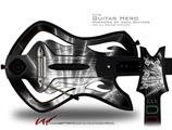  Lightning White Decal Style Skin - fits Warriors Of Rock Guitar Hero Guitar (GUITAR NOT INCLUDED)