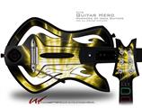 Lightning Yellow Decal Style Skin - fits Warriors Of Rock Guitar Hero Guitar (GUITAR NOT INCLUDED)