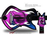  Alecias Swirl 01 Purple Decal Style Skin - fits Warriors Of Rock Guitar Hero Guitar (GUITAR NOT INCLUDED)