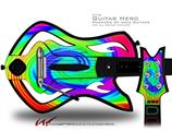  Rainbow Swirl Decal Style Skin - fits Warriors Of Rock Guitar Hero Guitar (GUITAR NOT INCLUDED)