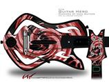  Alecias Swirl 02 Red Decal Style Skin - fits Warriors Of Rock Guitar Hero Guitar (GUITAR NOT INCLUDED)