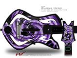  Alecias Swirl 02 Purple Decal Style Skin - fits Warriors Of Rock Guitar Hero Guitar (GUITAR NOT INCLUDED)