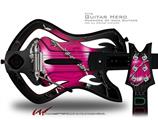  Barbwire Heart Hot Pink Decal Style Skin - fits Warriors Of Rock Guitar Hero Guitar (GUITAR NOT INCLUDED)