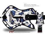  Butterflies Blue Decal Style Skin - fits Warriors Of Rock Guitar Hero Guitar (GUITAR NOT INCLUDED)