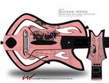  Big Kiss Black Lips on Pink Decal Style Skin - fits Warriors Of Rock Guitar Hero Guitar (GUITAR NOT INCLUDED)