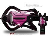  Glass Heart Grunge Hot Pink Decal Style Skin - fits Warriors Of Rock Guitar Hero Guitar (GUITAR NOT INCLUDED)