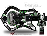  Abstract 02 Green Decal Style Skin - fits Warriors Of Rock Guitar Hero Guitar (GUITAR NOT INCLUDED)