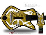  Love and Peace Yellow Decal Style Skin - fits Warriors Of Rock Guitar Hero Guitar (GUITAR NOT INCLUDED)