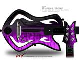  Fire Purple Decal Style Skin - fits Warriors Of Rock Guitar Hero Guitar (GUITAR NOT INCLUDED)