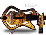  Open Fire Decal Style Skin - fits Warriors Of Rock Guitar Hero Guitar (GUITAR NOT INCLUDED)