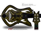  Abstract 01 Yellow Decal Style Skin - fits Warriors Of Rock Guitar Hero Guitar (GUITAR NOT INCLUDED)