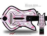  Flamingos on Pink Decal Style Skin - fits Warriors Of Rock Guitar Hero Guitar (GUITAR NOT INCLUDED)