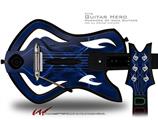  Abstract 01 Blue Decal Style Skin - fits Warriors Of Rock Guitar Hero Guitar (GUITAR NOT INCLUDED)