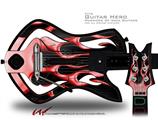  Metal Flames Red Decal Style Skin - fits Warriors Of Rock Guitar Hero Guitar (GUITAR NOT INCLUDED)