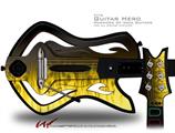  Fire Yellow Decal Style Skin - fits Warriors Of Rock Guitar Hero Guitar (GUITAR NOT INCLUDED)