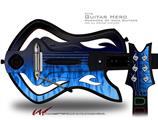  Fire Blue Decal Style Skin - fits Warriors Of Rock Guitar Hero Guitar (GUITAR NOT INCLUDED)