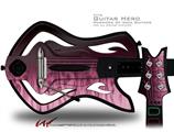  Fire Pink Decal Style Skin - fits Warriors Of Rock Guitar Hero Guitar (GUITAR NOT INCLUDED)