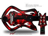  Skulls Confetti Red Decal Style Skin - fits Warriors Of Rock Guitar Hero Guitar (GUITAR NOT INCLUDED)