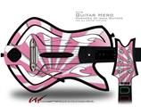  Rising Sun Japanese Flag Pink Decal Style Skin - fits Warriors Of Rock Guitar Hero Guitar (GUITAR NOT INCLUDED)
