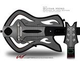  Simulated Brushed Metal Silver Decal Style Skin - fits Warriors Of Rock Guitar Hero Guitar (GUITAR NOT INCLUDED)
