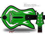  Solids Collection Green Decal Style Skin - fits Warriors Of Rock Guitar Hero Guitar (GUITAR NOT INCLUDED)