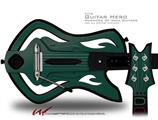  Solids Collection Hunter Green Decal Style Skin - fits Warriors Of Rock Guitar Hero Guitar (GUITAR NOT INCLUDED)