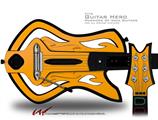  Solids Collection Orange Decal Style Skin - fits Warriors Of Rock Guitar Hero Guitar (GUITAR NOT INCLUDED)