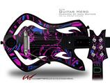  Twisted Garden Hot Pink and Blue Decal Style Skin - fits Warriors Of Rock Guitar Hero Guitar (GUITAR NOT INCLUDED)