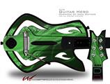  Mystic Vortex Green Decal Style Skin - fits Warriors Of Rock Guitar Hero Guitar (GUITAR NOT INCLUDED)