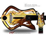  Mystic Vortex Yellow Decal Style Skin - fits Warriors Of Rock Guitar Hero Guitar (GUITAR NOT INCLUDED)