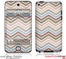 iPod Touch 4G Skin Zig Zag Colors 03