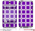 iPod Touch 4G Skin Squared Purple