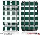 iPod Touch 4G Skin Squared Hunter Green