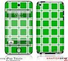 iPod Touch 4G Skin Squared Green