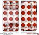 iPod Touch 4G Skin Boxed Red Dark