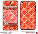 iPod Touch 4G Skin Wavey Red