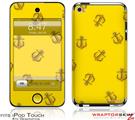 iPod Touch 4G Skin Anchors Away Yellow
