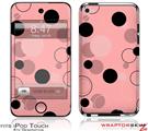 iPod Touch 4G Skin - Lots of Dots Pink on Pink