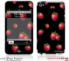 iPod Touch 4G Skin - Strawberries on Black