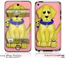 iPod Touch 4G Skin - Puppy Dogs on Pink