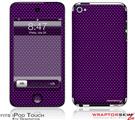 iPod Touch 4G Skin - Carbon Fiber Purple