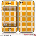 iPhone 4 Skin Squared Orange