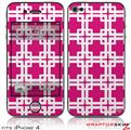 iPhone 4 Skin Boxed Fushia Hot Pink
