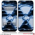 iPhone 4 Skin - Radioactive Blue (DOES NOT fit newer iPhone 4S)