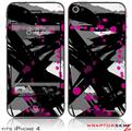 iPhone 4 Skin - Abstract 02 Pink (DOES NOT fit newer iPhone 4S)