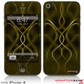 iPhone 4 Skin - Abstract 01 Yellow (DOES NOT fit newer iPhone 4S)