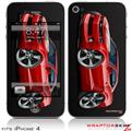 iPhone 4 Skin - 2010 Camaro RS Red (DOES NOT fit newer iPhone 4S)