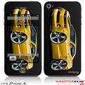 iPhone 4 Skin - 2010 Camaro RS Yellow (DOES NOT fit newer iPhone 4S)