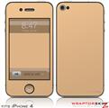 iPhone 4 Skin - Solids Collection Peach