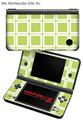 Nintendo DSi XL Skin Squared Sage Green